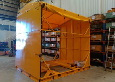 Frame side and roof curtains
