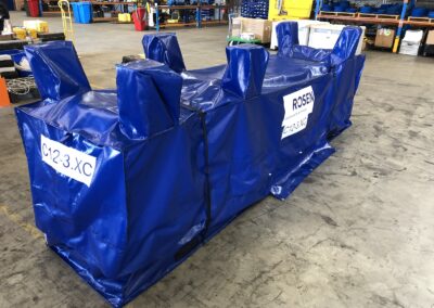 Reusable & returnable customised covers to fit different shapes and applications customer branding available